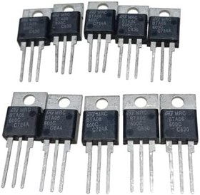Resim 10 Adet BTA06-600C 6A 600V TO-220 Triyak 