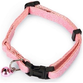 Resim Beeztees Kedi Boyun Tasması, Zilli, Pembe, 23-32cm 