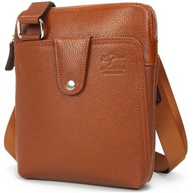 Resim Kangaroo Kıngdom Postacı Çanta Erkek Hakiki Deri Modern Askılı Kangaroo K. 4544-T 