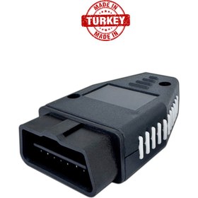 Resim Goldcar Obd2 Konnektörü Obd 2 16 Pin J1962 Konnektörü Araç Teşhis Kablosu Erkek Fiş Adaptörü 