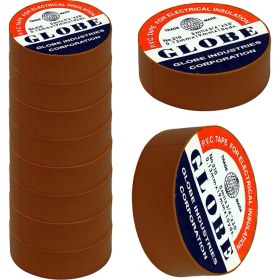 Resim Globe 0.13 MmX19 Mm Kahverengi Izole Bant (10'lu Paket) 