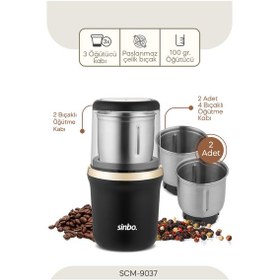 Resim Sinbo SCM-9037 Kahve & Baharat Öğütücü 
