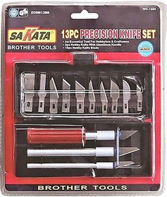 Resim YSB SAKATA 13 PRÇ HOBİ BIÇAK SETİ WD1009-13 