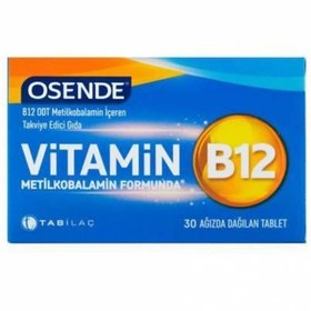 Resim Osende Vitamin B12 Ağızda Dağılan 30 Tablet 