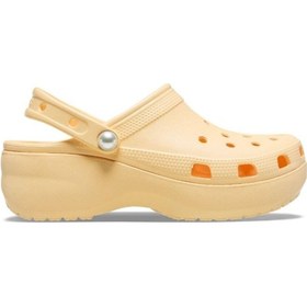 Resim Crocs Classic Platform Pearl Clog Kadın Terlik Cr211231-78r Sarı 