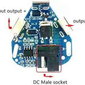Resim 3S 12.6V 8A - 40A BMS Li-ion Lityum Pil Koruma Matkap İçin 
