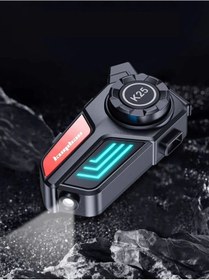 Resim K25 Kask Bluetooth Kulaklık Kurye Motosiklet Interkom 
