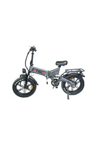 Resim T-Bike Robust-X8 250W Katlanabilir Elektrikli Bisiklet Gri 