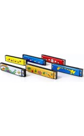 Resim Desenli Metal Mızıka 