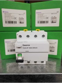 Resim DEERCO 4x100 300ma trifaze yangın koruma 