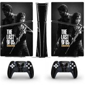 Resim cosy home gift The Last Of Us Playstation 5 Slim Disk Versiyon Sticker Kaplama Seti 