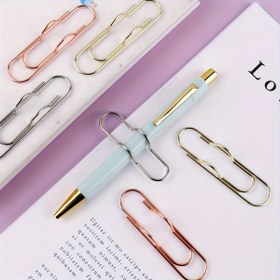 Resim 2 Adet/bag Yaratıcı Metal Kalem Klipsi Not Defteri Kalem İçi Ofis Kırtasiye Aksesuarları Taşıması Kolay Kalem Tutucu Kalem Tokası Çok Fonksiyonlu Kağıt Klipsi, Okula Dönüş, Okul Malzemeleri, Kawaii Kırtasiye, Okul Renkleri, Kırtasiye 