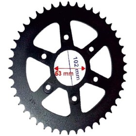 Resim BAJAJ ARKA DİŞLİ 520-45T İÇ 63X6 DELİKLİ DOMİNAR 400 