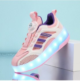 Resim Unisex Çocuk Tekerlekli Spor Ayakkabı Um45199-1 Yurt Dışından Mor 