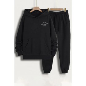 Resim Trendypassion Unisex Saturn Baskılı Eşofman Takımı 