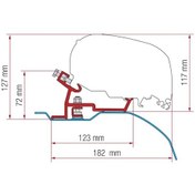 Resim Fiamma F65,f80 Ducato/jumper/boxer - H2, L4 06.2006- Tente Braketi 