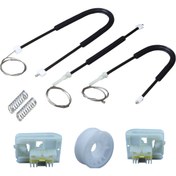 Resim oto Golf 7 Cam Kriko Teli Ön Sol Set Halat Tel Tamir Takımı (2012-2018) Uyumlu 