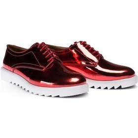 Resim Deery Hakiki Rugan Kırmızı Günlük Kadın Ayakkabı Kırmızı (492261302) Kırmızı 