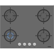 Resim Simfer 3655 4G Silver Cam Ankastre Ocak 