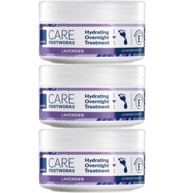 Resim Footworks Lavanta Özlü Gece Uygulanan Bakım Kremi 150ml Üçlü Paket 