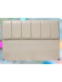 Resim Bengi Ticaret Başlık Alc Sedef Model 150 cm Suni Deri Kumaş Modern Krem Renk El Yapımı 