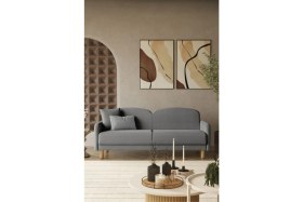 Resim Eco Bohem Kanepe, 3 Lü Koltuk, Salon Oturma Odası Üçlü Kanepe 