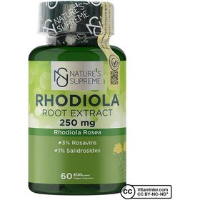 Resim Natures Supreme Rhodiola Root Extract 60 Kapsül 