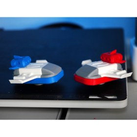 Resim shop Fütüristik Mini Uzay Gemisi / Hovercraft Model Oyuncak (3D 