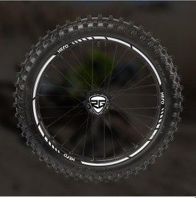 Resim Hero X pulse 200 - 200 T- 4V Reflektif Gümüş Beyaz jant şerit 