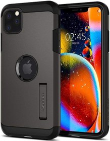 Resim Spigen İphone 11 Pro İle Uyumlu Kılıf Tough Armor Gunmetal 