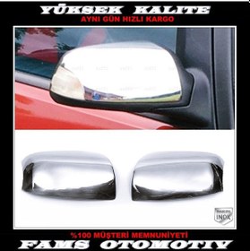 Resim Ford C-max Paslanmaz Krom Ayna Kapağı 2 Prç 2003-2010 (sinyall... 