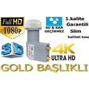 Resim Starsat Twin Çiftli Lnb Gold 4K Hd 3D Akalite 