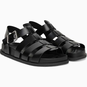 Resim Tommy Hilfiger Bindi Patentli Kadın Balıkçı Sandalet Black - Black / 40 