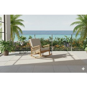 Resim Sandy Sallanan Sandalye Koltuk Tv Koltuğu Krem 