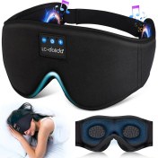 Resim Lc-Dolida 3D Uyku Maskesi - Bluetooth Kablosuz Müzik - Siyah 