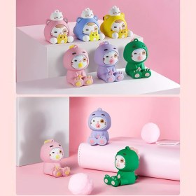 Resim Bipower Sevimli Kedi Anahtarlıklı Telefon Standı Yeşil 