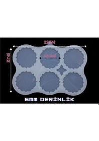 Resim Epoksikalipmarketi Epoksi Silikon Kalıp, Magnet Kalıp Stil3 