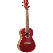 Resim Ortega Element Series Concert Ukulele (Metallic Red Ruel) 