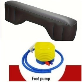 Resim Sunshine011 Siyah 1 Adet Araç İçi Şişme Yatak Arka Koltuk Mesafe Örtüsü Seyahat Kamp Yatakları 