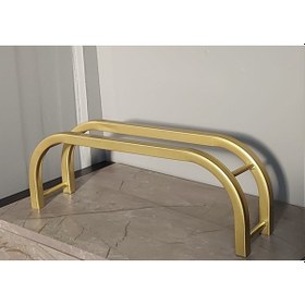 Resim Sümbül Metal Terlik Standı - Gold Sarı 