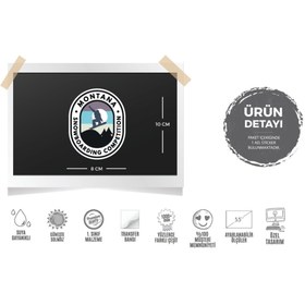 Resim Bay Etiket Hbg94 Snowboard Montana Yazili Etiket 