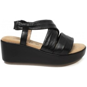 Resim Muya 33263z Lili Dolgu Topuklu Siyah Kadın Sandalet Siyah 