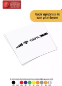 Resim Kıvırcıkyoga Pil Göstergesi - Araç, Oto, Laptop, Duvar Uyumlu Sticker 70*7 Cm 