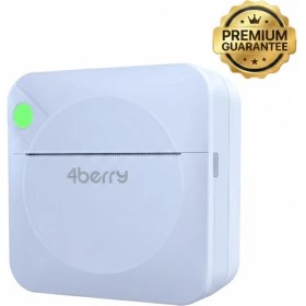 Resim 4Berry C17M Mavi Mini Bluetooth Yazıcı – Termal, Portable, Kartuşsuz Baskı 