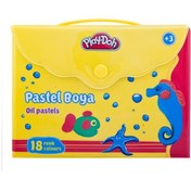 Resim Play-Doh Pastel Boya Çantalı 18 Renk PLAY-PA006 