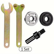Resim 1 Set Dönüşüm Adaptörü Bağlama Çubuğu Kiti, Arbor Mandrel Adaptörü ile Spanner Değişken Şaft Kuple Konvertör Aracı Seti, Metal Dönüşüm Başlığı Bağlayıcı Kiti Basınç Plakası ve Bağlama Çubukları Güç Aracı Aksesuarları için 