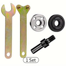 Resim 1 Set Dönüşüm Adaptörü Bağlama Çubuğu Kiti, Arbor Mandrel Adaptörü ile Spanner Değişken Şaft Kuple Konvertör Aracı Seti, Metal Dönüşüm Başlığı Bağlayıcı Kiti Basınç Plakası ve Bağlama Çubukları Güç Aracı Aksesuarları için 