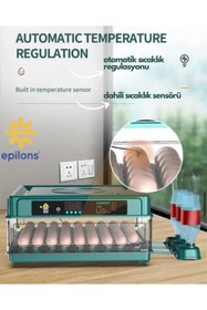 Resim ALFA AKSESUAR 03 Kuluçka Makinesi 130 Tavuk Yumurtalı Extra Yedek Motorlu İncubator 