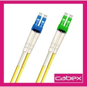 Resim cabex - Lc/apc 'den Lc/upc 'ye Dublex Fiber Optik Patchcord Singlemode 5 Mt 