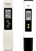 Resim Moveevo Beyaz Tds Ve Ph Test Kalemi Seti - Su Kalitesi Analizi, Ec Ölçüm, 0-14ph Aralığı, Hassas Ölçüm, Taşınabilir Tasarım 
